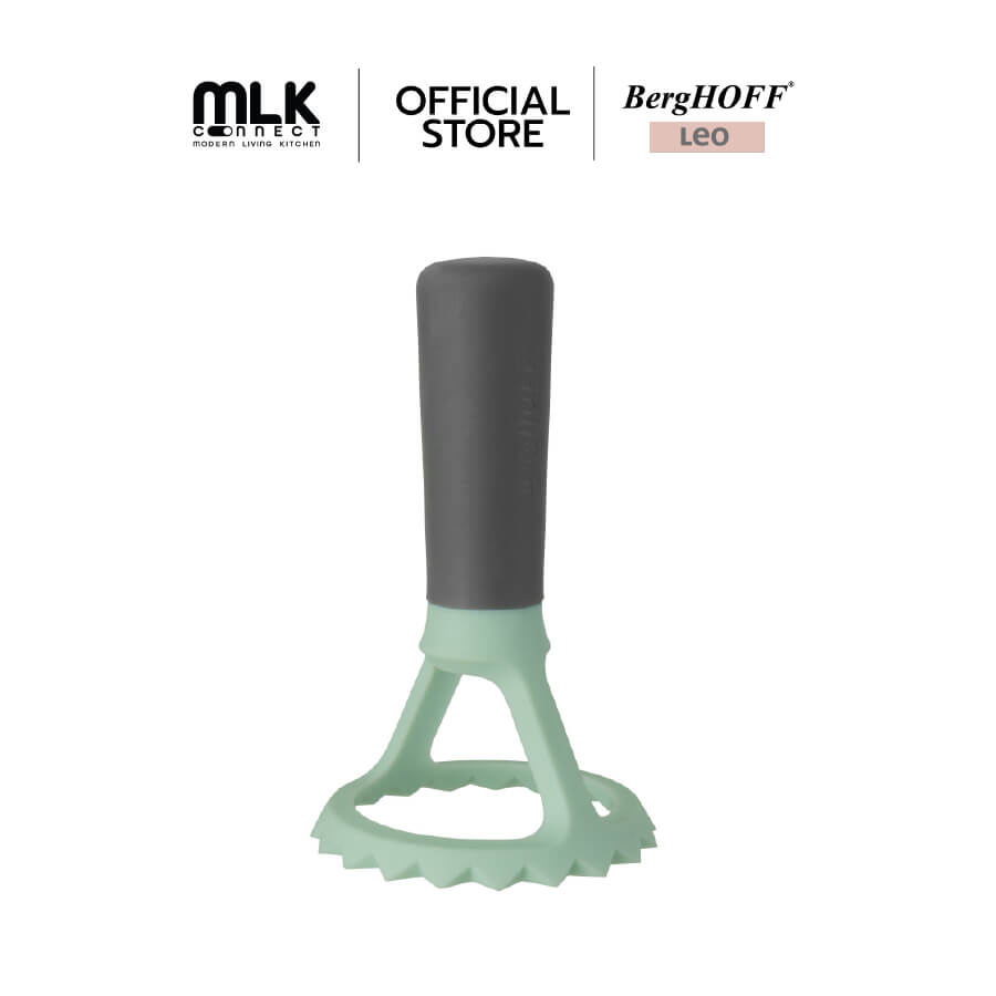 กระทะทรงลึกพร้อมฝาและมือจับเหล็กหล่อ BergHOFF  รุ่น Ron ทนทาน  28 ซม. สีเขียว 3900043